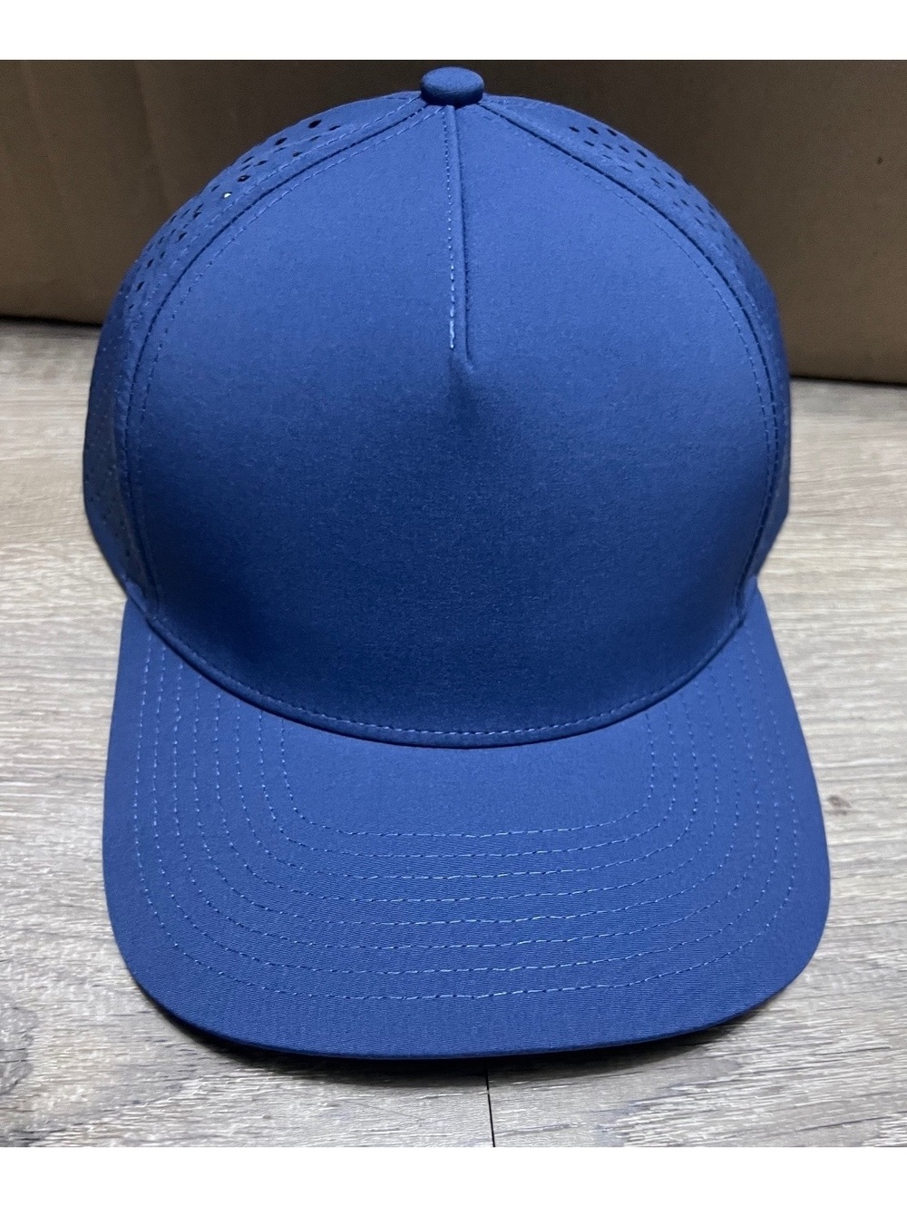 Billest Gilbert Navy Blue Performance Baseball Cap with Ventilation Holes
